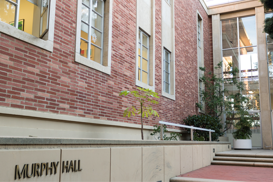 Side entrance to Murphy Hall home of the CARE program at UCLA